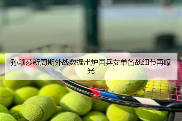 孙颖莎新周期外战数据出炉国乒女单备战细节再曝光